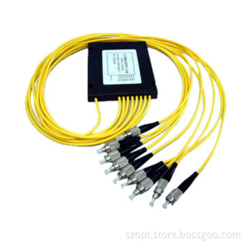 FC/PC 1*8 SM optical fiber splitter